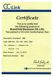 CC-Link Certification