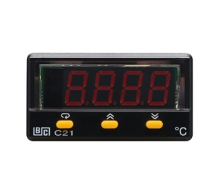 C21 50x26mm Panel Mount Electronic Temperature Controller