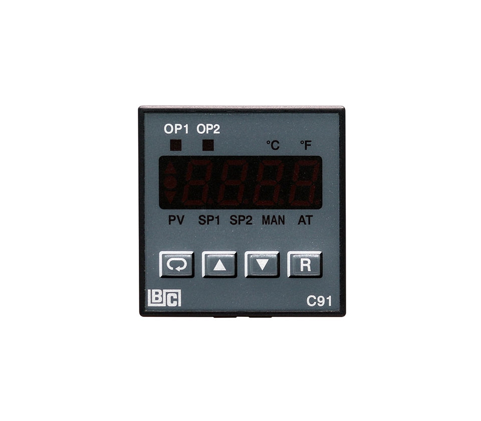 BTC BRAIN CHILD 9100 RELAY ALARM Temperature Controller  POWER 90-250VAC 