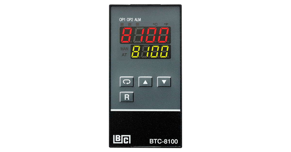 BTC-8100 Controller｜1/8 DIN PID Controller with RS-485 | BrainChild