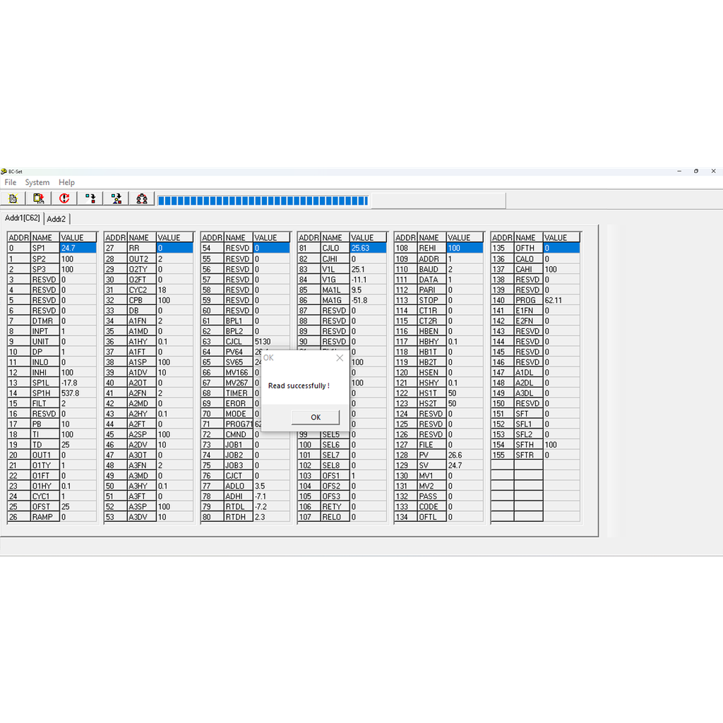BC-SET Configuration Software