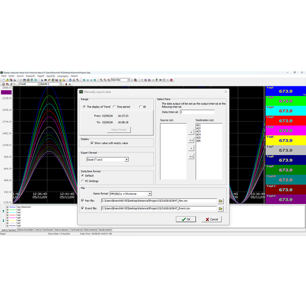 BC Software Historical Viewer