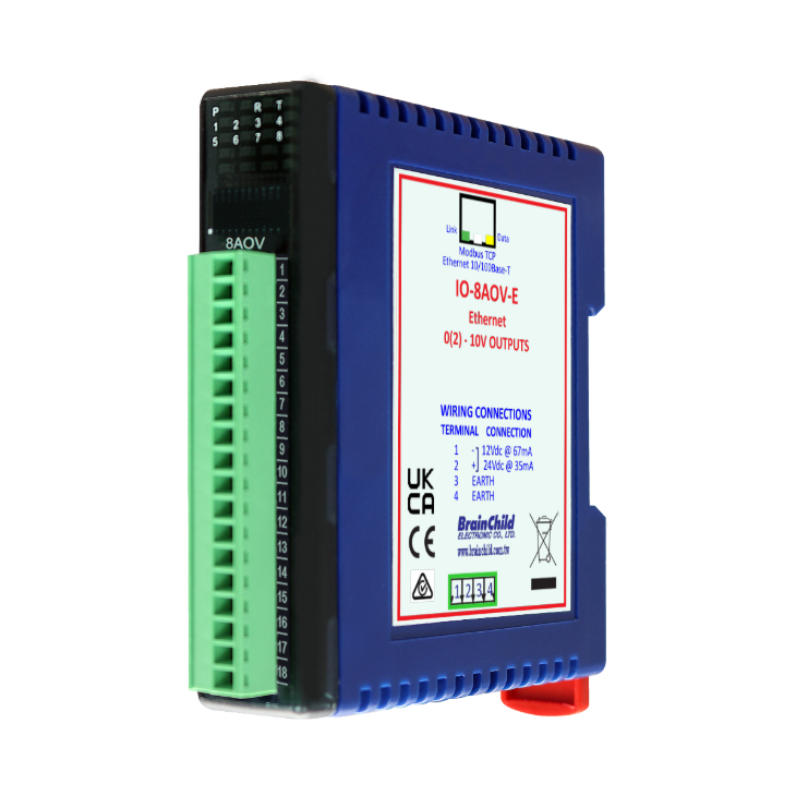 I/O 模組 | 乙太網路 Modbus I/O 模組